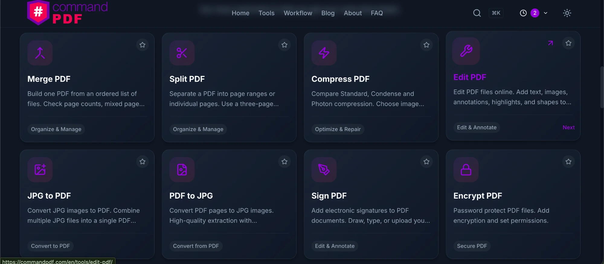 CommandPDF screenshot 2