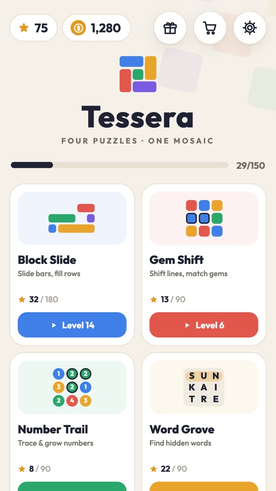 Tessera screenshot 1